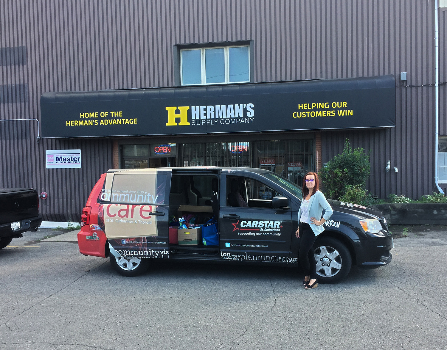 Hermans Supply Company and Community Care of St. Catharines and Thorold - Herman's  Supply Company